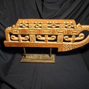 Carved Wooden Tribal Art Sculpture